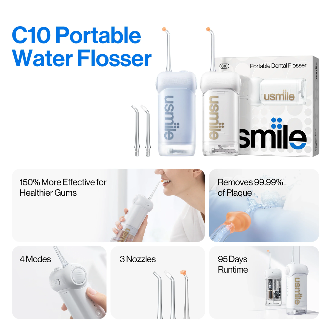 Usmile C10 Water Dental Flosser